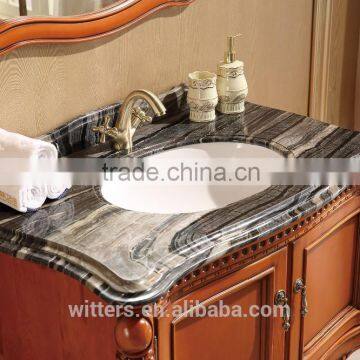 Price off 20% European Style Solid Wood Sanitary Ware Bathroom Cabinet Antique WTS825 photo-2