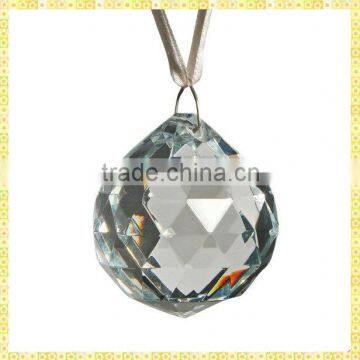 Faceted Ball Wholesale Crystal Ornament For Hanging Tree Decoration