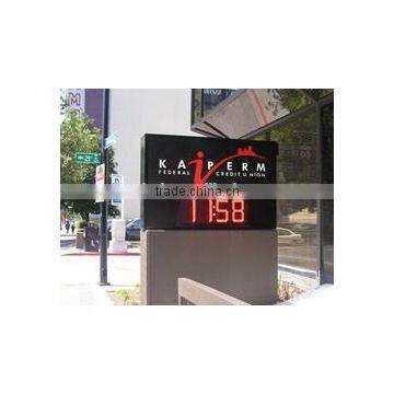 Led Wall Clock With Seconds,hours,minutes,temperature