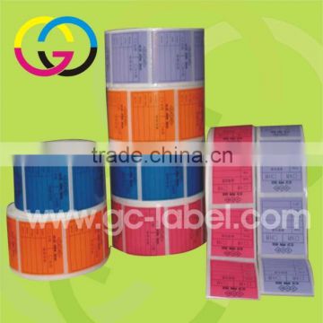 Professional factory shrink adhesive label self-adhesive label stickers