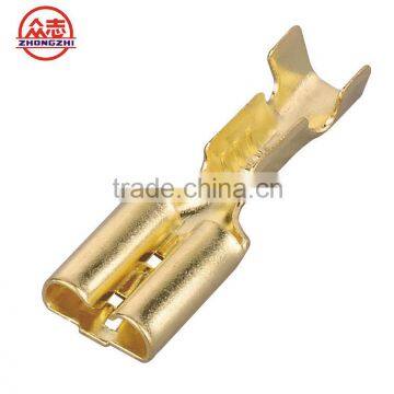 DJ621-D4.8A BRASS material terminal auto electric terminal car terminal