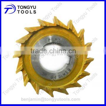 Tin Coated Side and Face Milling Cutter