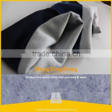 NO.731 indigo knitted denim fabric wholesale