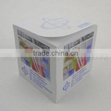 Advertising Memo Cube /Block Paper 4Sides Logo Printed