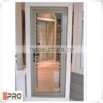 Front Designs of Houses Aluminum Glass Door Shutter Doors