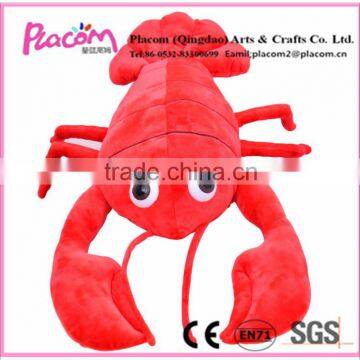 2016 High quality Customize Fashion lovely Kid toys and Promotional gifts Wholesale Plush toys lobster