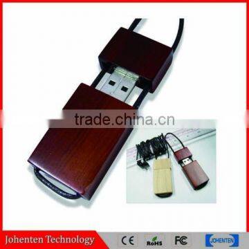 USB Stick Memory 2.0 Wooden Pendrives promotional 256GB Laser Logo Fast delivery