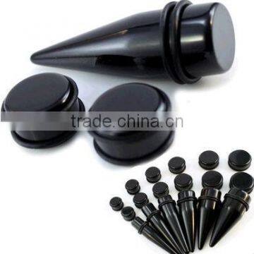 Wholesale ear taper, 450pcs Mix 9 Size acrylic Piercing Stud Earring Fake Ear Plug Ear Tapers