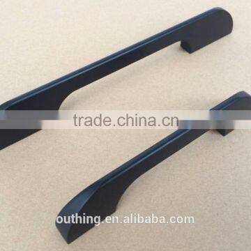 anodized black color finishing aluminum alloy furniture kitchen cabinet handle