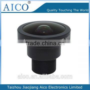 cn aico top sale 1.98mm 1/1.8 inch f2.8 m12 12 mp 180 degree nude high resolution fisheye lens