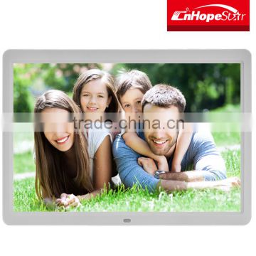 Highest quality 15 inch funny digital photo picture frame for advertising gift