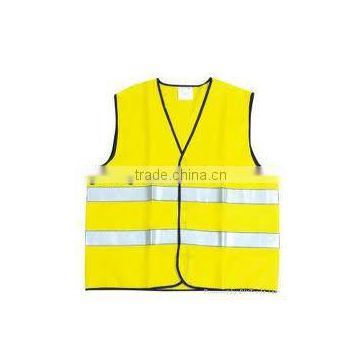 Reflective yellow vest safety clothes workwear vest