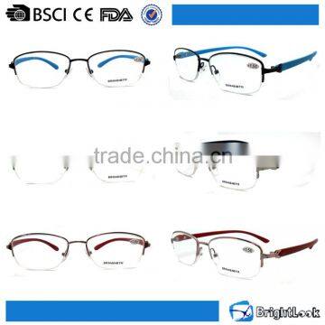 Wenzhou hot selling half frame eyewear customized reading glasses for men and women