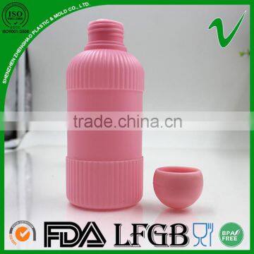 Disposable Cylinder 100ml Plastic Perfume Bottle With Oval Cap photo-4