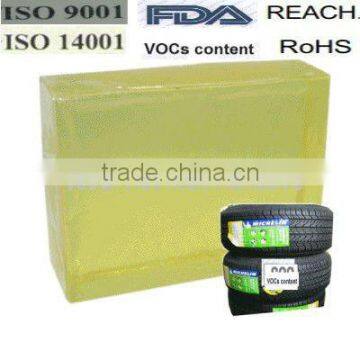 Hot melt adhesive for sticker for tyre label