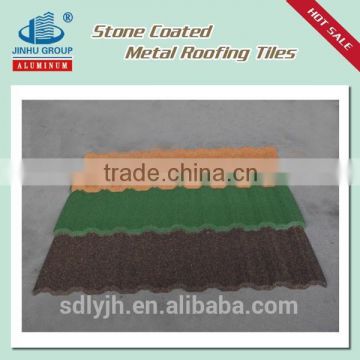 SHINGLE COLORFUL STONE COATED STEEL ROOFING TILES