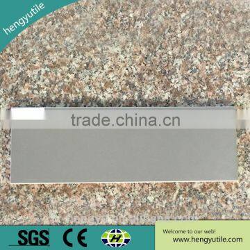 export to Canada 100x300 waterproof grey color ceramic tiles plane finish