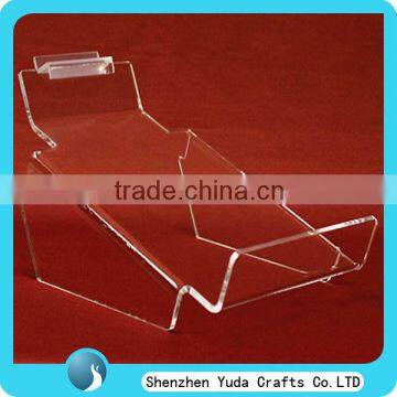 acrylic angled slatwall shelf perspex Angled Shelves with Braces