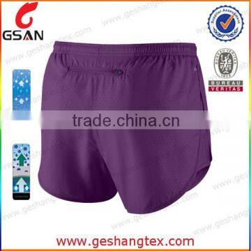 Polyester Spandex 4 Way Stretch Running Short photo-6