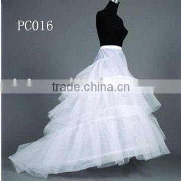 Chapel Train Bridal Dress Petticoat PC016