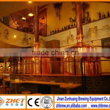 1000L red copper micro brewing equipment CE