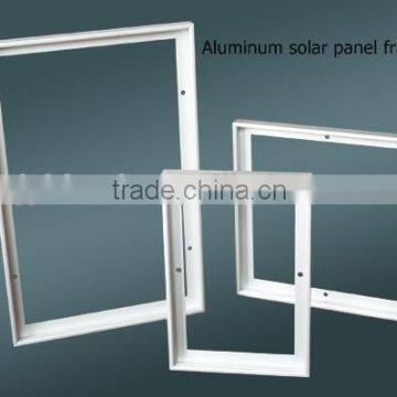 Anodized aluminum frame for solar panel