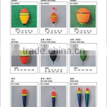 Wholesale Eva Pvc float top quality fishing foam float fishing net float fishing float tube
