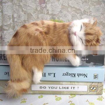 simulation cats kitten soft toy sleeping