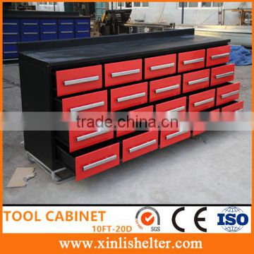 10FT 20 drawers Wholesale Stainless Steel Tool Box