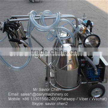 Gasoline Power Single Cow Portable Milking Machine For Sale photo-2