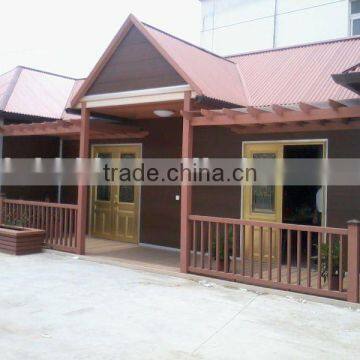 HOTTEST!! wpc decking villa wooden house
