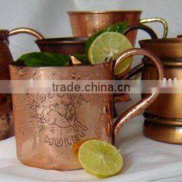 MANUFACTURER OF Three Olives VODKA COPPER MUGS