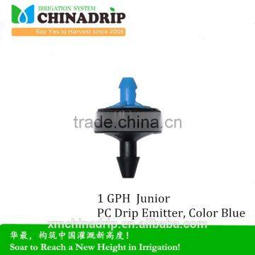 Junior PC Drip Emitter, Color blue plastic sprinkler irrigation sprinkler heads