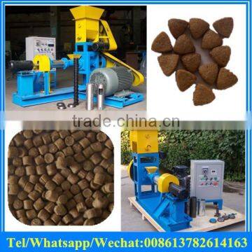 Fish Food Extruding Machine / Dry Type Floating Pet Tilapia Fish Feed Pellet Machine for Sale
