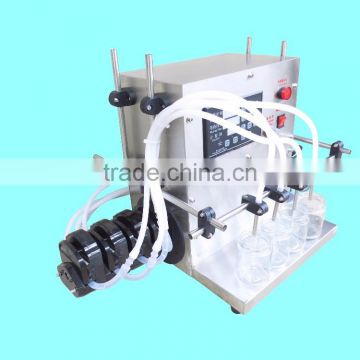 Semi-automatic Electric 4 nozzles Peristaltic organic Liquid Oil filler