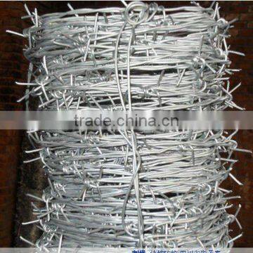 BWG12*BWG12,BWG12*BWG14 Galvanized Barbed Wire