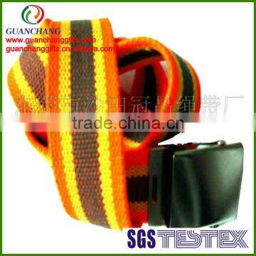 OEM supplier woven waist belts,fabric cotton fashion belts