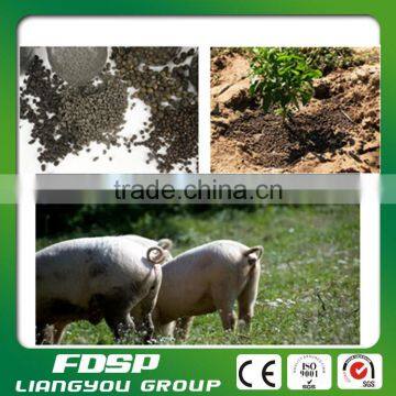 Pig Manure Fertilizer Solution granulating engineering for the pig livestock dung