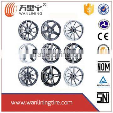 2017 new brand car aluminium alloy wheel rim for sale 15x7 16x7/8 17x8.5 18x8 19x 20x9.0 22 x8.5