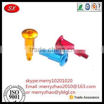 Customized colorful Anodized Aluminum Bolts