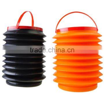 2016 Hot Selling Wholesale 4L Water Large Capacity Foldable Plastic Pail for Car Cleaning Camping