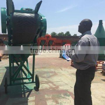 Mobile Bulk Inclined Flat Belt Conveyor With Hopper