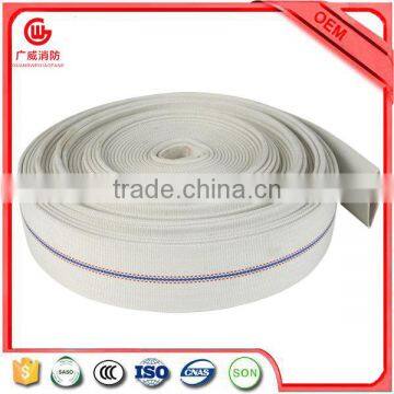 Fire fighting hose fire hose material pvc lining polyester jacket with fire hose nozzle