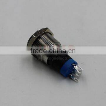 LA16JSF-11E-IP67-S B 12V Medical Treatment Elevator Equipment Micro Switch Waterproof Metal Push Button photo-2