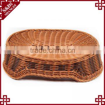 2016 Cheap Pet Accessory Custom Size Wicker Hand Made Pet Basket photo-4