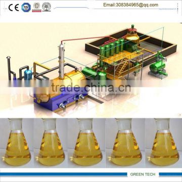 Energy recycling waste oil purification Continuous destillation plant 15tpd