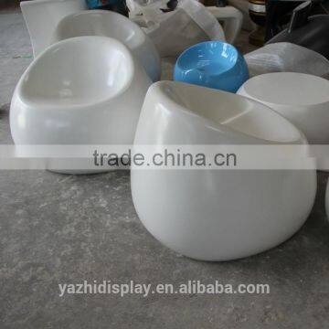 European Style Relaxing Fiberglass Material Half Ball Chair photo-2