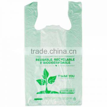 Compostable biodegradable PLA shopping bags