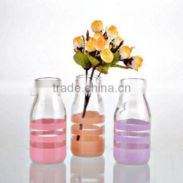 new fashion glass vase/colored vase