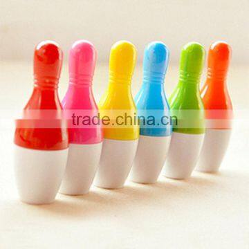 cheap plastic bowling ball pen for promotion